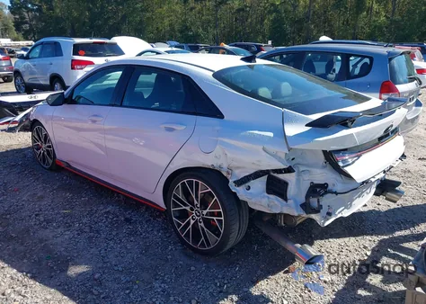 2023 Hyundai Elantra N z USA, uszkodzony, nr VIN KMHLW4AK6PU012705